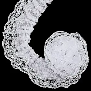 20M Polyester Pleated Lace Trim