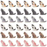 36Pcs 6 Colors Alloy Enamel Pendants