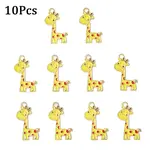 10Pcs Alloy Enamel Pendants