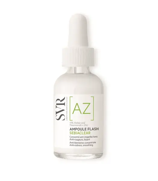 SVR Sebiaclear Ampoule Flash koncentrát proti nedokonalostem a zarudnutí 30 ml