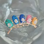 Bird in the Branch Enamel Pins