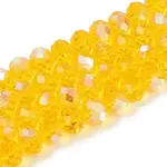 Electroplate Glass Beads Strands