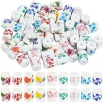54Pcs Handmade Porcelain Beads
