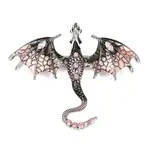 Dragon Alloy Rhinestone Lapel Pins for Backpack Clothes