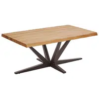 Linea Natura KONFERENČNÍ STOLEK, černá, barvy dubu, dřevo, kov, 110/70/45 cm