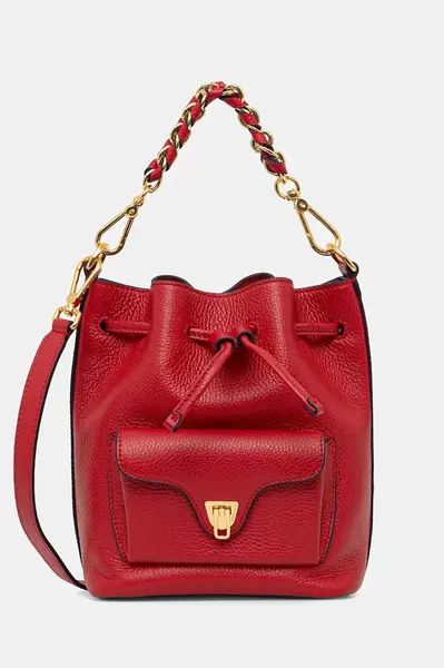 Kožená kabelka Coccinelle