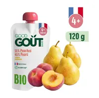 GOOD GOUT Broskev s hruškou od 4.měsíce BIO 120 g