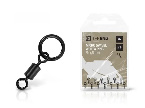 Delphin mikroobratlík s kroužkem theend rings mini 10 ks