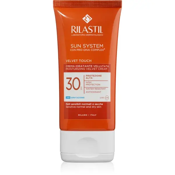 Rilastil Sun System Velvet Touch ochranný pleťový krém SPF 30 50 ml