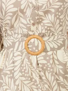 SUBLEVEL Fango vzorované šaty