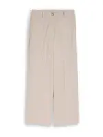 TOM TAILOR Nohavice s pukmi 'Lea'  tmavošedá