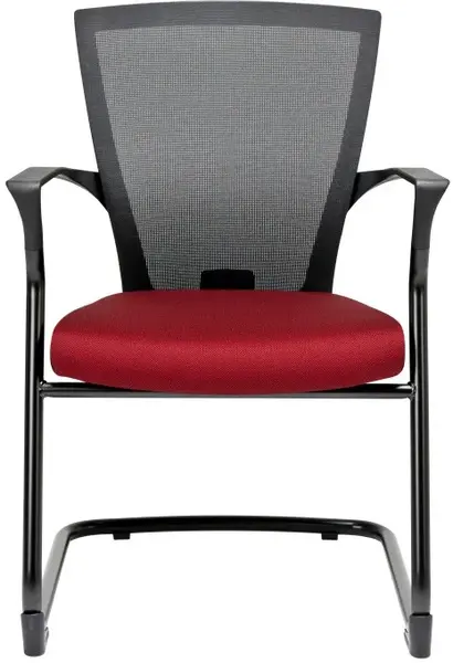 HON jednací židle MERENS BLACK Meeting, vínová