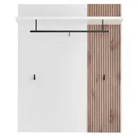 Voleo ŠATNÍ PANEL, bílá, barvy dubu, 90/112/30 cm