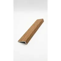 Lišta ukončovacia "L" Havos dub beskydský matný, hliník dĺžka 270 cm, výška hrany 10 mm, ALDB10270