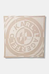 Karl Lagerfeld šátek dámský s příměsí hedvábí K/CIRCLE