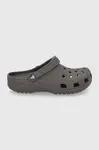 Pantofle Crocs Classic hnědá barva, 207431