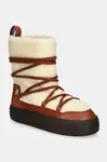 Sněhule Tommy Hilfiger LACE-UP FAUX SHEARLING SNOWBOOT