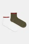 Ponožky HUGO 2-pack pánské, černá barva, 50516390