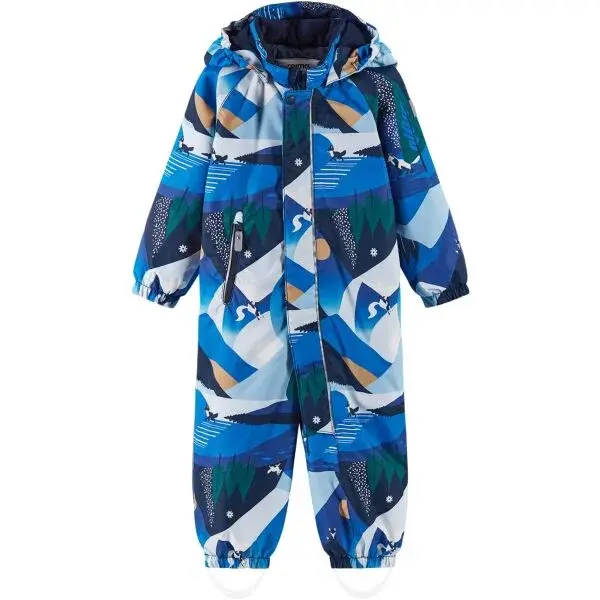 REIMA PUHURI Detská zimná kombinéza s membránou, modrá, veľkosť