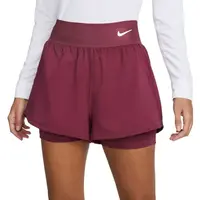 Nike NKCT DF ADVTG SHORT Dámske šortky, vínová, veľkosť