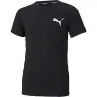 Puma ACTIVE SMALL LOGO TEE Chlapčenské športové tričko, čierna, veľkosť