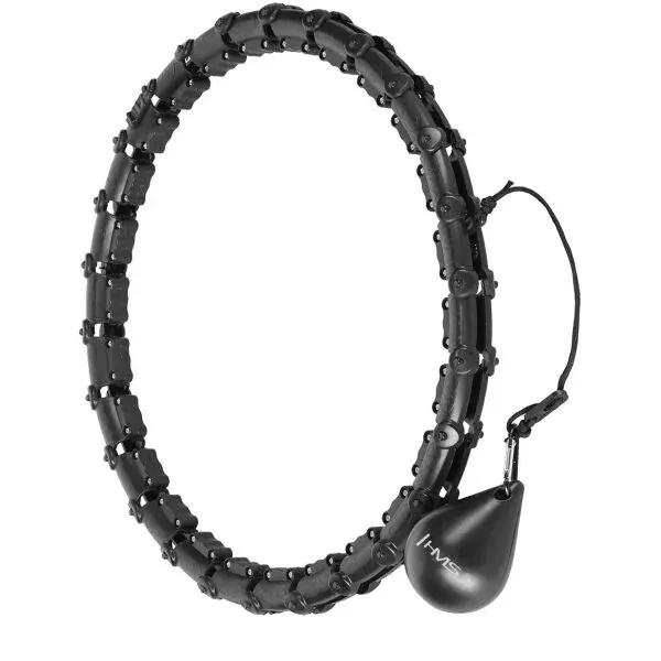 HMS HHW11 PLUS SIZE Masážna hula hop obruč so závažím a počítadlom, čierna, veľkosť