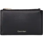 Calvin Klein FOIL LOGO TOP ZIP CARDCASE Dámska peňaženka, čierna, veľkosť