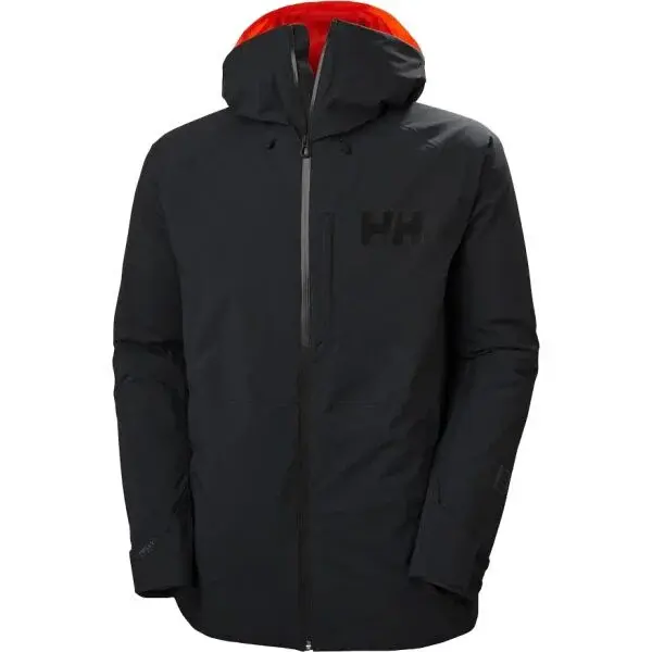 Helly Hansen POWDERFACE Pánska lyžiarska bunda, čierna, veľkosť XXL