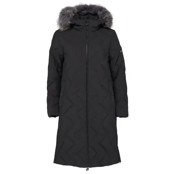 Lotto KAIA Dámsky prešívaný kabát, čierna, veľkosť