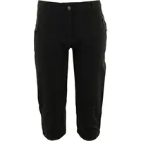 ALPINE PRO ULINA Dámske 3/4 nohavice, čierna, veľkosť