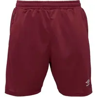 Umbro TRAINING KNIT SHORT Pánske športové trenírky, vínová, veľkosť
