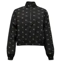 Nike NSW AIR AOP MOD CROP WVN QZ Dámska bunda, čierna, veľkosť