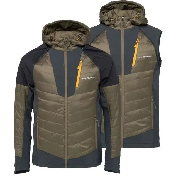 TRIMM CONTRE Pánska bunda, khaki, veľkosť