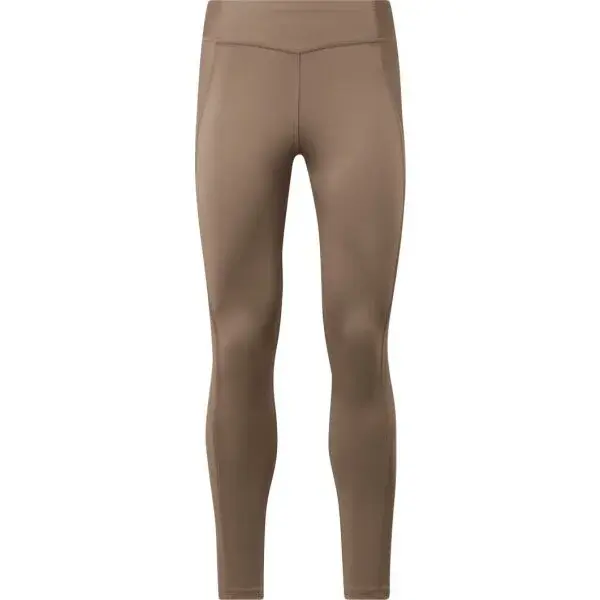 Reebok YOGA HR RIB TIGHT Dámske legíny, béžová, veľkosť
