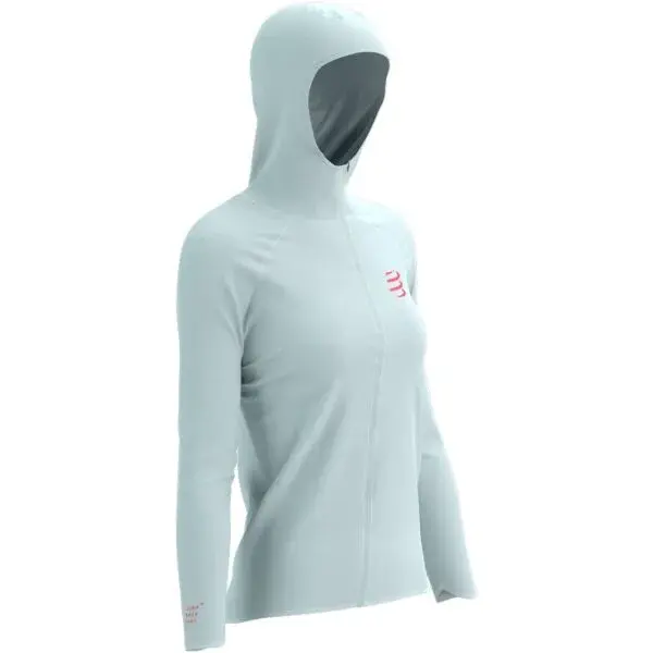 Compressport HURRICANE WATERPROOF 10/10 JACKET W Dámska bežecká nepremokavá bunda, sivá, veľkosť