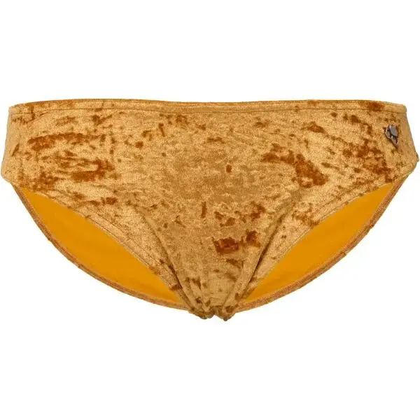 GOLDBEE VELVET SWIMSUIT Dámske plavky, zlatá, veľkosť