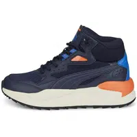 Puma X-RAY SPEED MID WTR JR Chlapčenská obuv, tmavo modrá, veľkosť 37.5