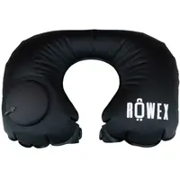 ROWEX PILLOW Nafukovací cestovný vankúšik, čierna, veľkosť