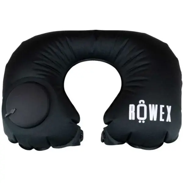 ROWEX PILLOW Nafukovací cestovný vankúšik, čierna, veľkosť