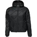 Roxy WIND SWEPT HOODED Dámska ľahká prešívaná bunda, čierna, veľkosť