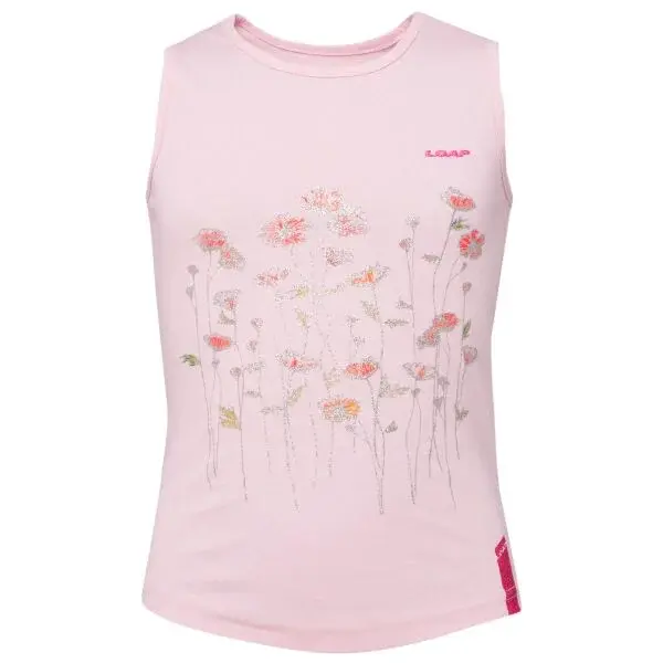 LOAP BESICA Dievčenské tielko, ružová, veľkosť 112-116