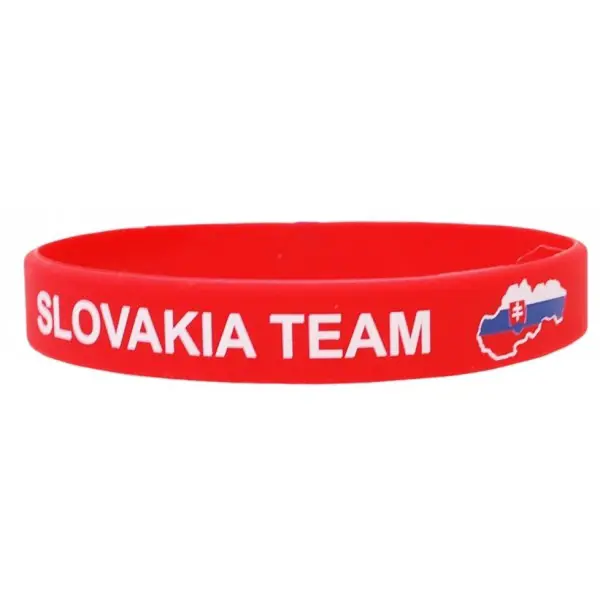 SPORT TEAM NÁRAMOK SILIKÓN SR 3 Silikónový náramok, biela, veľkosť