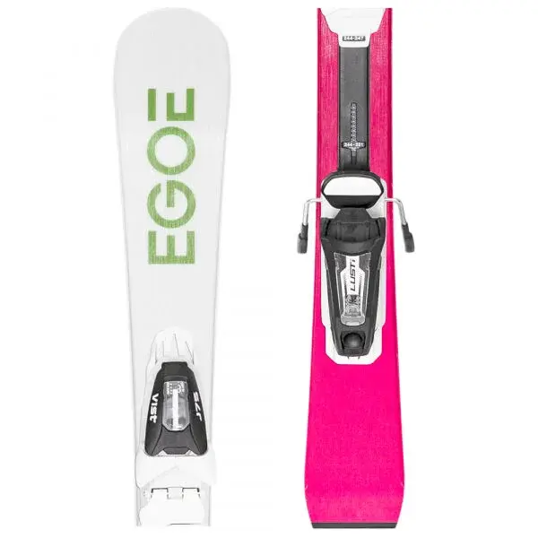 EGOE PASTELO +  4,5 JR Detské zjazdové lyže, ružová, veľkosť
