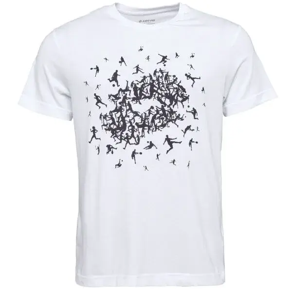 Lotto LOSANGA PLUS IV TEE Pánske tričko, biela, veľkosť