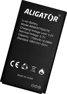 Baterie pro Aligator A930/A770/A775, Li-Ion 1700 mAh, originální