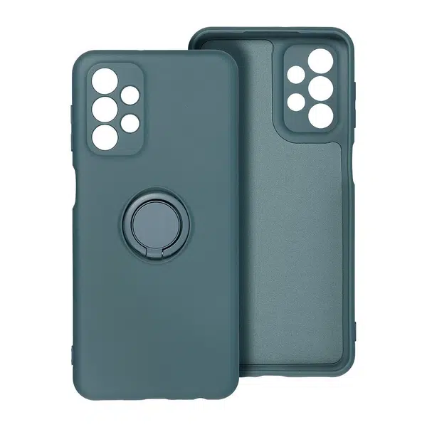 Zadní kryt SILICONE RING Case pro Samsung Galaxy A26 5G, zelená