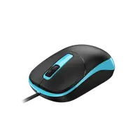 Genius DX-123 /Drátová/Optická/1200DPI/3 tlačítka/USB/ černo-modrá