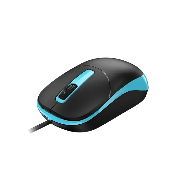 Genius DX-123 /Drátová/Optická/1200DPI/3 tlačítka/USB/ černo-modrá