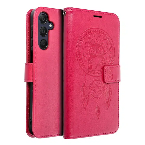 Flipové pouzdro MEZZO Book case pro Samsung Galaxy A25 5G, dreamcatcher magenta