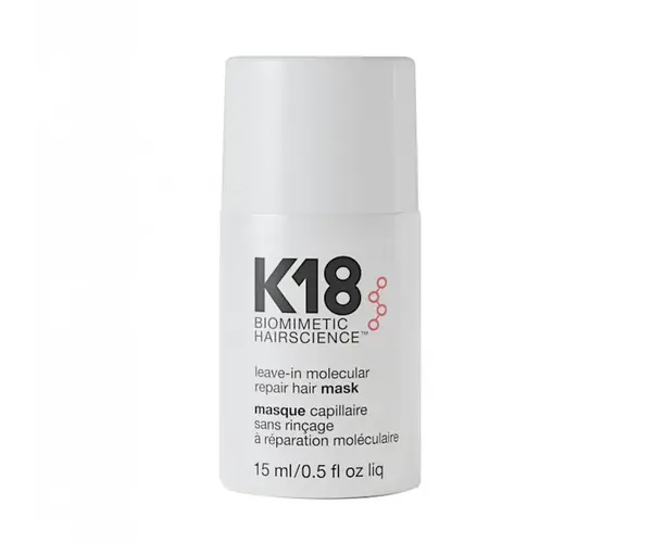 Bezoplachová maska pro obnovu poškozených vlasů K18 Hair Molecular Repair Mask - 15 ml (K18-31007) + dárek zdarma